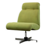 Fauteuil vintage pivotant mod�le  bombay  par guy bernard pour meurop 1971