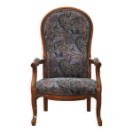 Fauteuil vintage voltaire