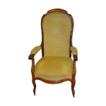 Fauteuil voltaire en noyer