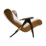 Fauteuil wing chair  systme de relaxation anne 50 / 60