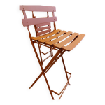 Fermob - 2 chaises de bar pliantes - ocre rouge
