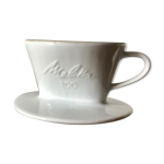 Filtre  caf mlitta modle 100 en porcelaine blanche