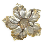 Fleur en m�tal aux p�tales amovibles 1970's