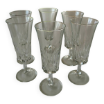 Fltes  champagne cristal d'arques