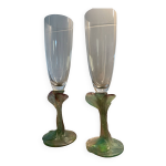 Fltes  champagne daum collection nature