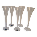 Fl�tes champagne romanart souffl�es bouche gravure raisin