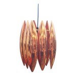 Fog and morup, plafonnier en cuivre, modle kastor. conception par jo hamme