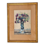 François charles schenckbecher (1887 - 1946) - aquarelle sur papier - fleurs François charles schenckbecher (1887 - 1946) - aquarelle sur papier - fleurs