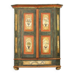 Garde - robe de mari�e en art populaire peint