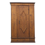 Garde - robe de mari�e en art populaire peint 1773