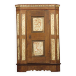 Garde - robe de mari�e en art populaire peint 1806