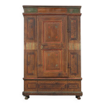 Garde - robe de mari�e en art populaire peint 1816