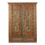 Garde - robe de mari�e en art populaire peint