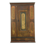 Garde - robe de mari�e en art populaire peint