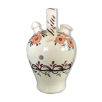 Gargoulette cantir en cramique  dcor de peinture florale
