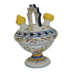 Gargoulette cruche en terre cuite verniss�e vintage pichet