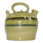 Gargoulette cruche en terre cuite vernisse vintage pichet