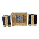 Garniture de chemine art dco