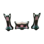 Garniture de chemine en barbotine