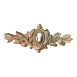 Garniture de style, entre de serrure en bronze - laiton lauriers, numrote