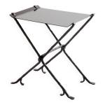 Garouste & bonetti table d appoint isis fer forg� martel� sign�e 1987