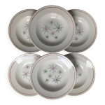 Gien - 6 assiettes s�rie marie claude