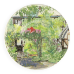 Gien, de paris  giverny, assiette  canaps