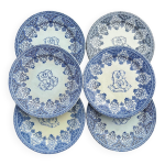 Gien - rare srie partie de service de chteau franais