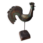 Girouette de clocher coq