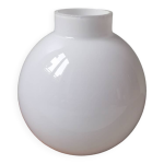 Globe de lampe boule vintage en opaline blanche baladeuse suspension Globe de lampe boule vintage en opaline blanche baladeuse suspension