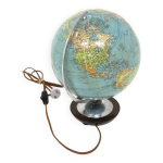 Globe terrestre lumineux, columbus duo jordglob, suède, 1950 Globe terrestre lumineux, columbus duo jordglob, suède, 1950