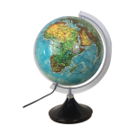 Globe terrestre lumineux vintage