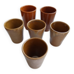 Gobelets en gr�s digoin