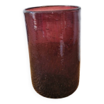 Gobelet en verre violet biot