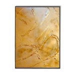 Gold lollipop - j. vend�me - peinture unique abstraite contemporaine