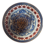 Grand bol japonais en porcelaine style imari peint  la main phnix e