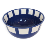 Grand bol - sol bordure bleu