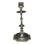 Un grand bougeoir chandelier argent h23