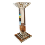 Grand bougeoir en cristal - contemporain