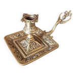 Grand bougeoir  main en bronze