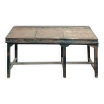 Grand bureau d'colier en pin