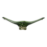 Superbe grand centre de table vintage en verre souffl de murano, italie, a
