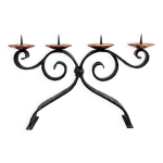 Grand chandelier � 4 feux en fer