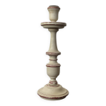 Grand chandelier en bois vintage