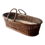 Grand couffin en osier tress�