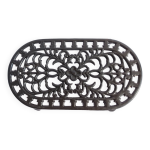 Grand dessous de plat en fonte noir vintage