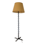Grand lampadaire brutaliste en fer Grand lampadaire brutaliste en fer