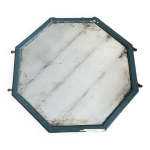 Grand miroir ancien octogonal biseaut�