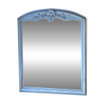 Trs grand miroir ancien trumeau bois sculpt