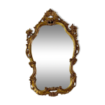 Grand miroir baroque de luxe feuille d or Grand miroir baroque de luxe feuille d or